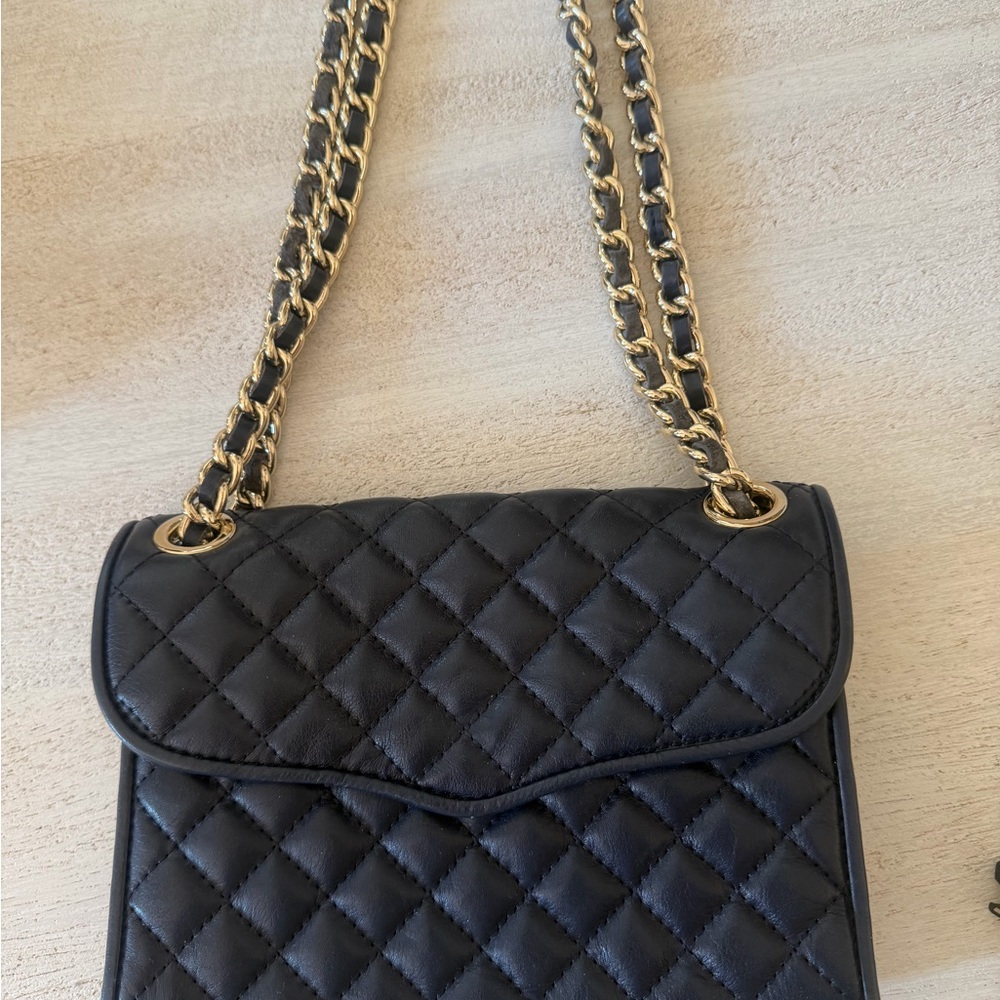 Rebecca Minkoff Black Quilted Crossbody Bag